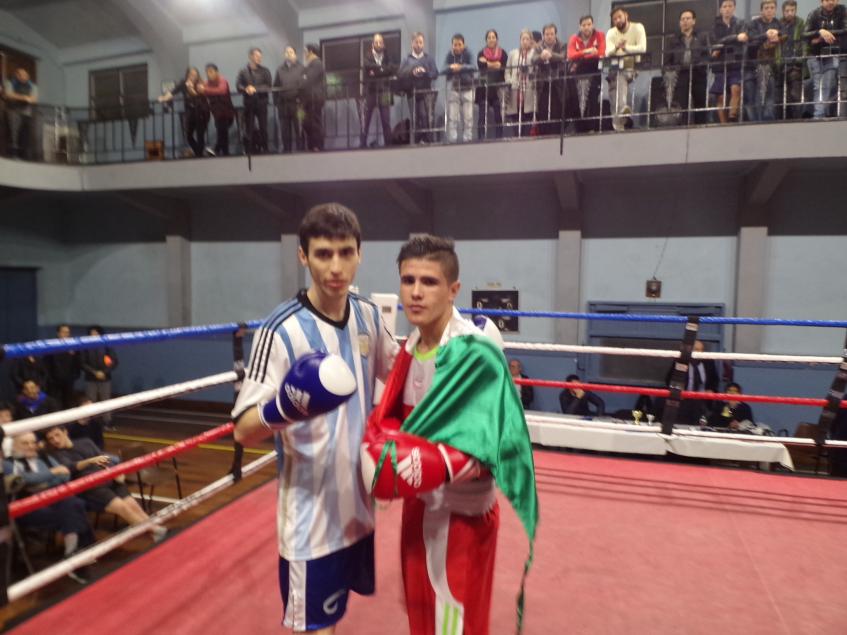 Agustin Lavarelo (ARG) y Brandon Rizo (MEX)