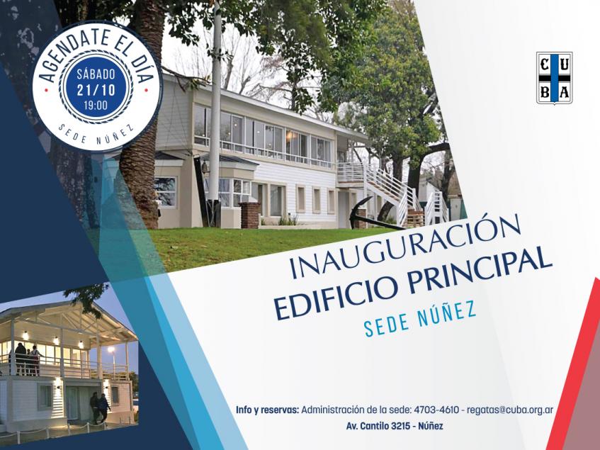 Inauguración edificio principal